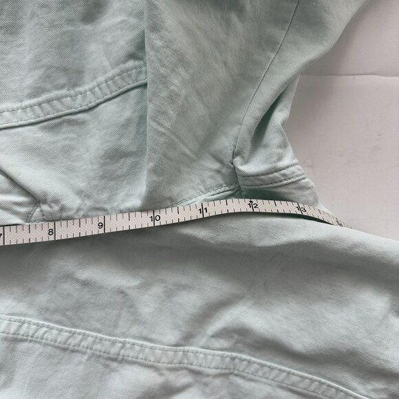 Everlane Womens Tourist Shorts Ice Green Organic Cotton High-Waisted Bermuda 0 - Picture 7 of 11